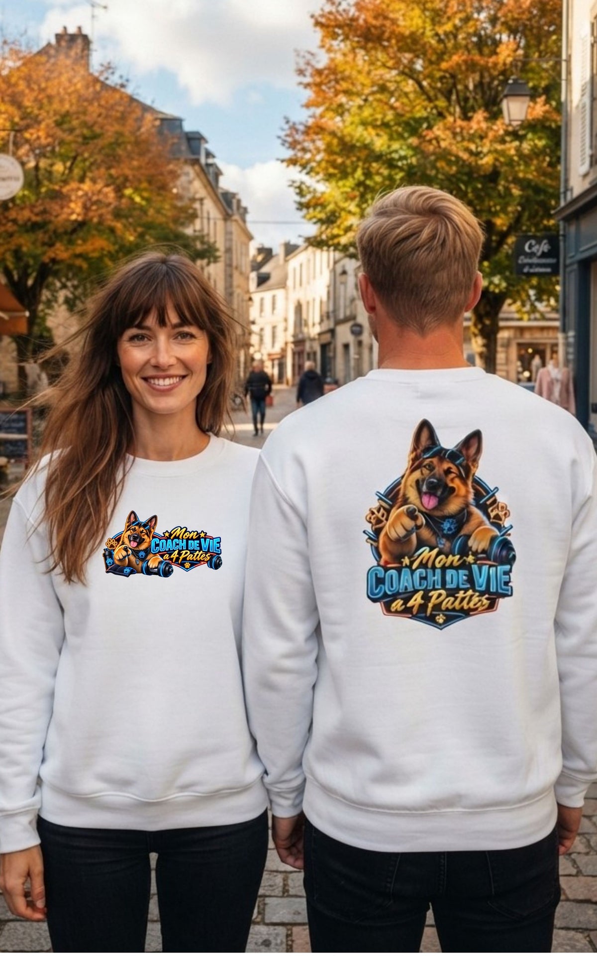 Sweatshirt unisexe Berger Allemand – Berger Allemand Mon Coach de vie