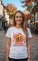 T-shirt Femme Golden Retriever - Maman Golden Retriever