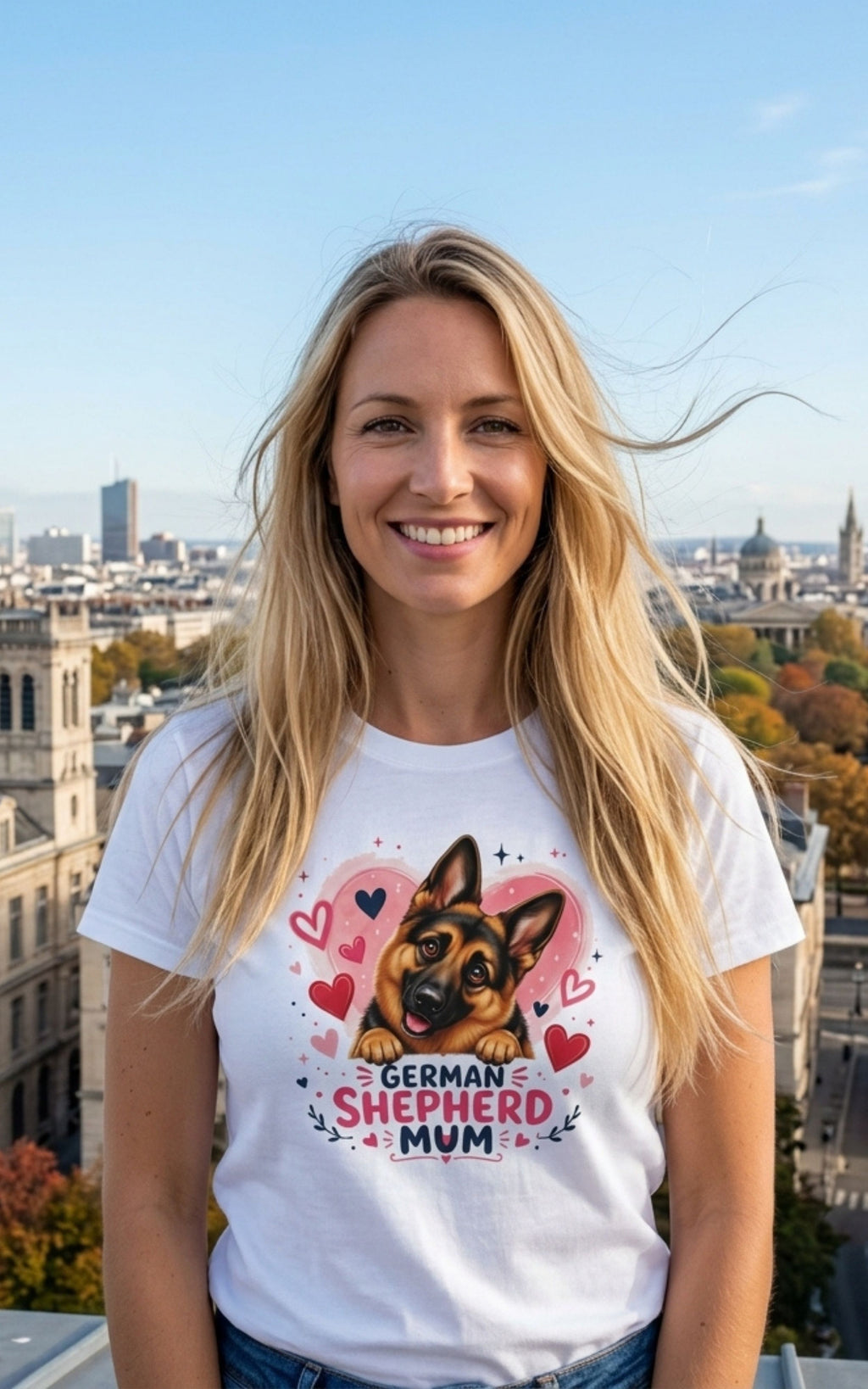 T-shirt Femme Berger Allemand - Maman Berger Allemand
