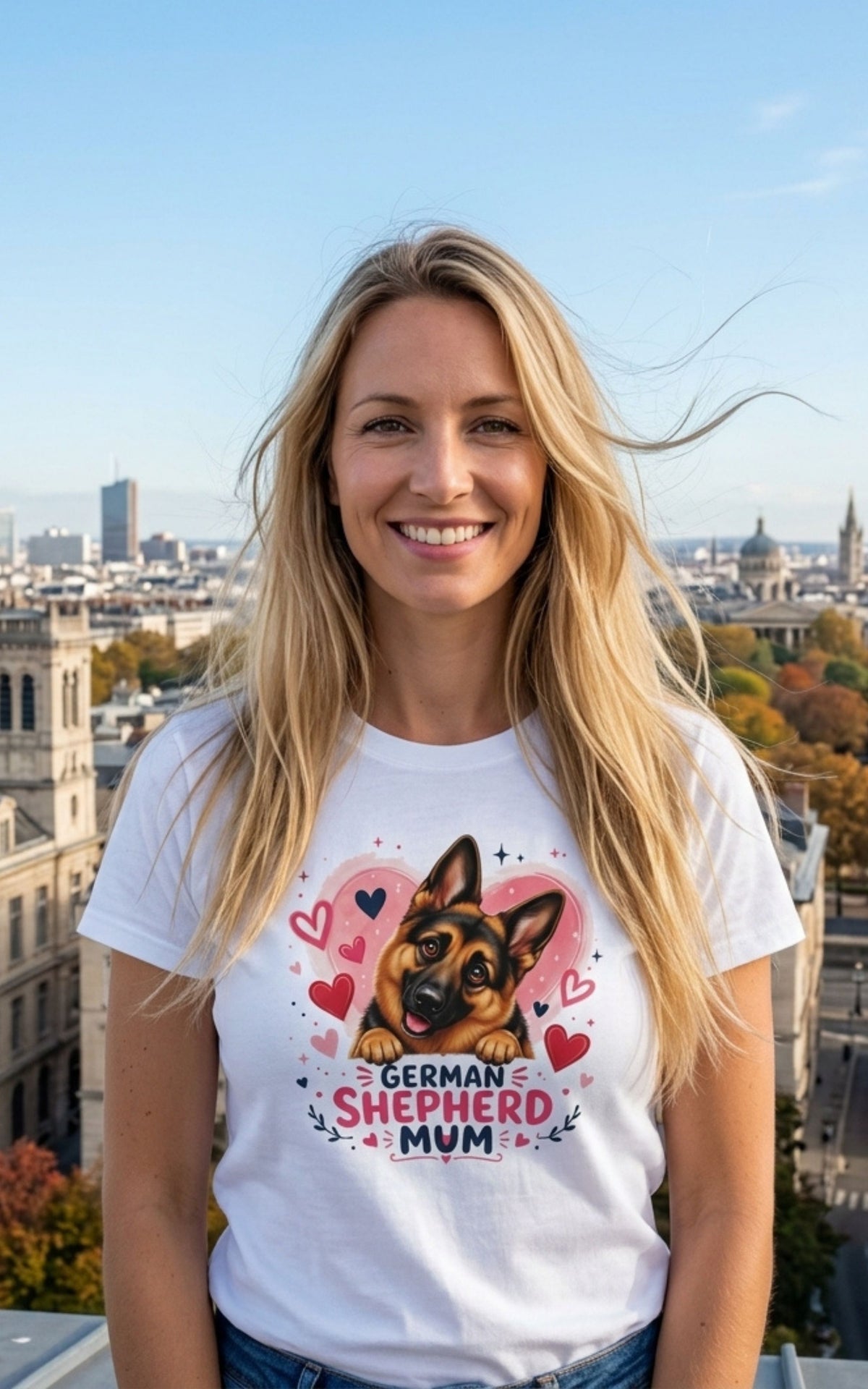 T-shirt Femme Berger Allemand - Maman Berger Allemand