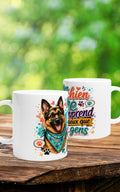 Tasse Mug White Berger Allemand - Mon chien me comprend 11oz