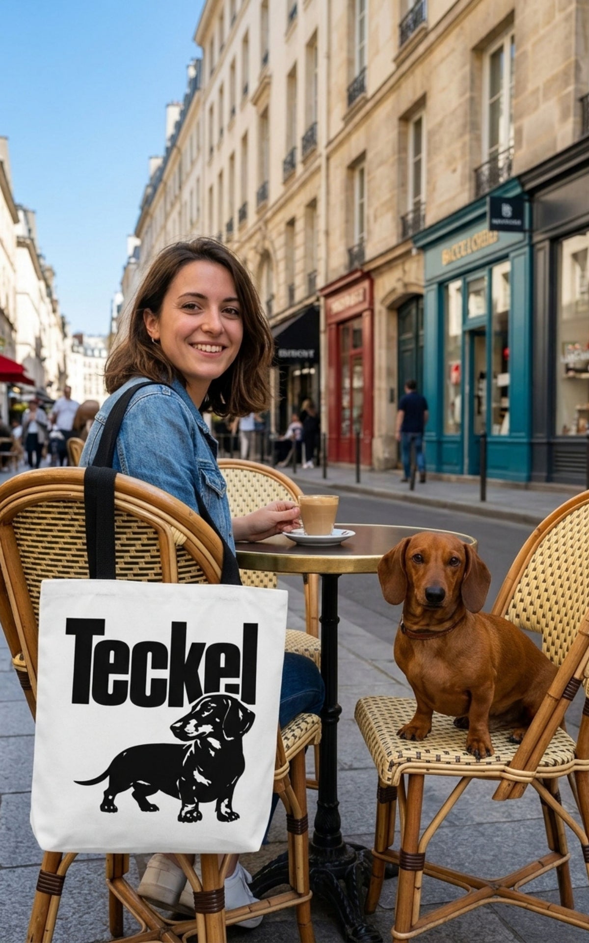 Tote Bag Teckel – Sac Fourre-Tout Chien Teckel