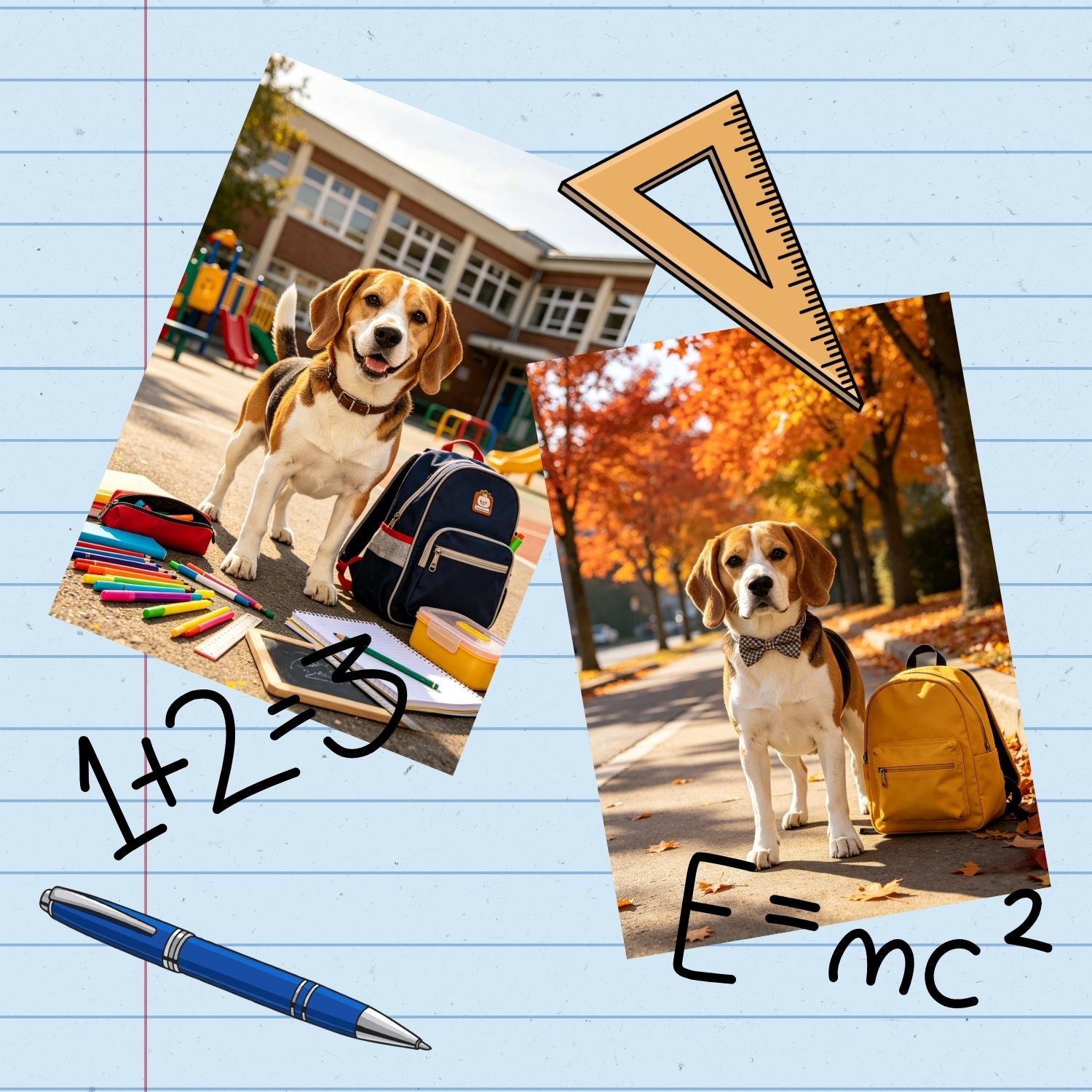 Pack 50 Photos JPEG Beagle Ecole
